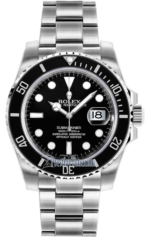 rolex oyster perpetual submariner date 116610ln used|rolex submariner 116610 review.